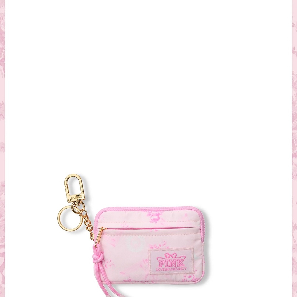 Victoria's Secret PINK Love Shack Fancy Card Case Beaux Icons NEW SOLD OUT